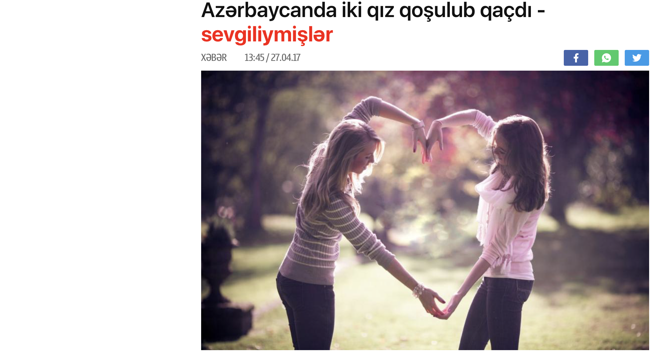 Lesbian Visibility Week: Living Between Invisibility and Control in Azerbaijan